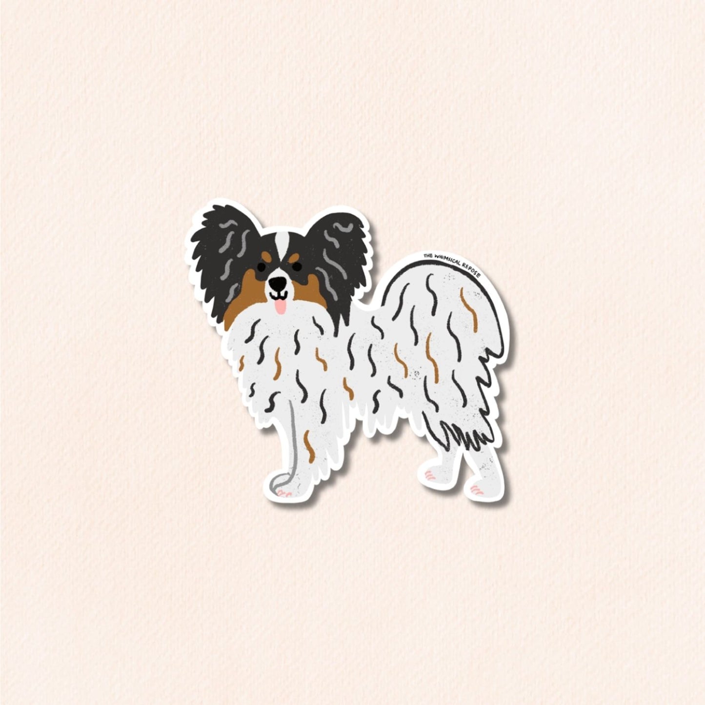Papillon Vinyl Sticker, 3 Colours