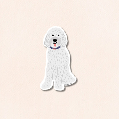 Goldendoodle Vinyl Sticker, 4 Colours