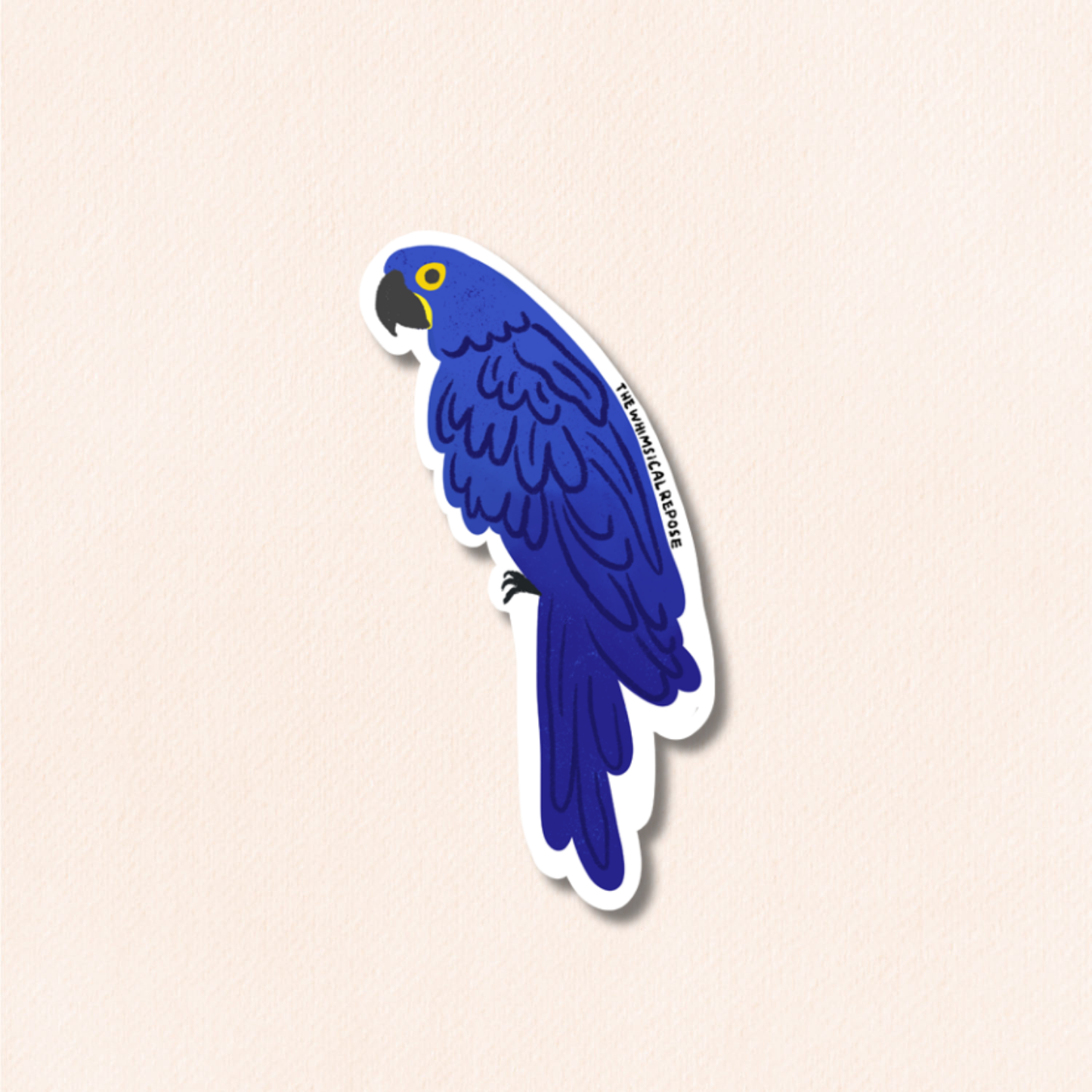 Macaw Vinyl Sticker, 8 Colours