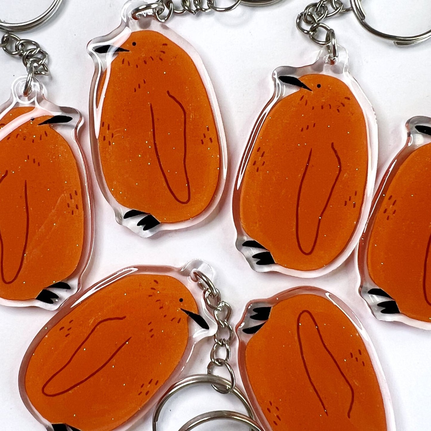 King Penguin Chick Keychain