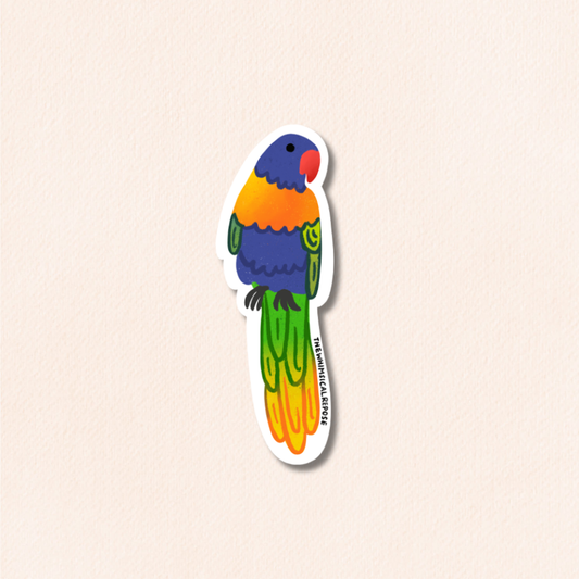 Rainbow Lorikeet Vinyl Sticker