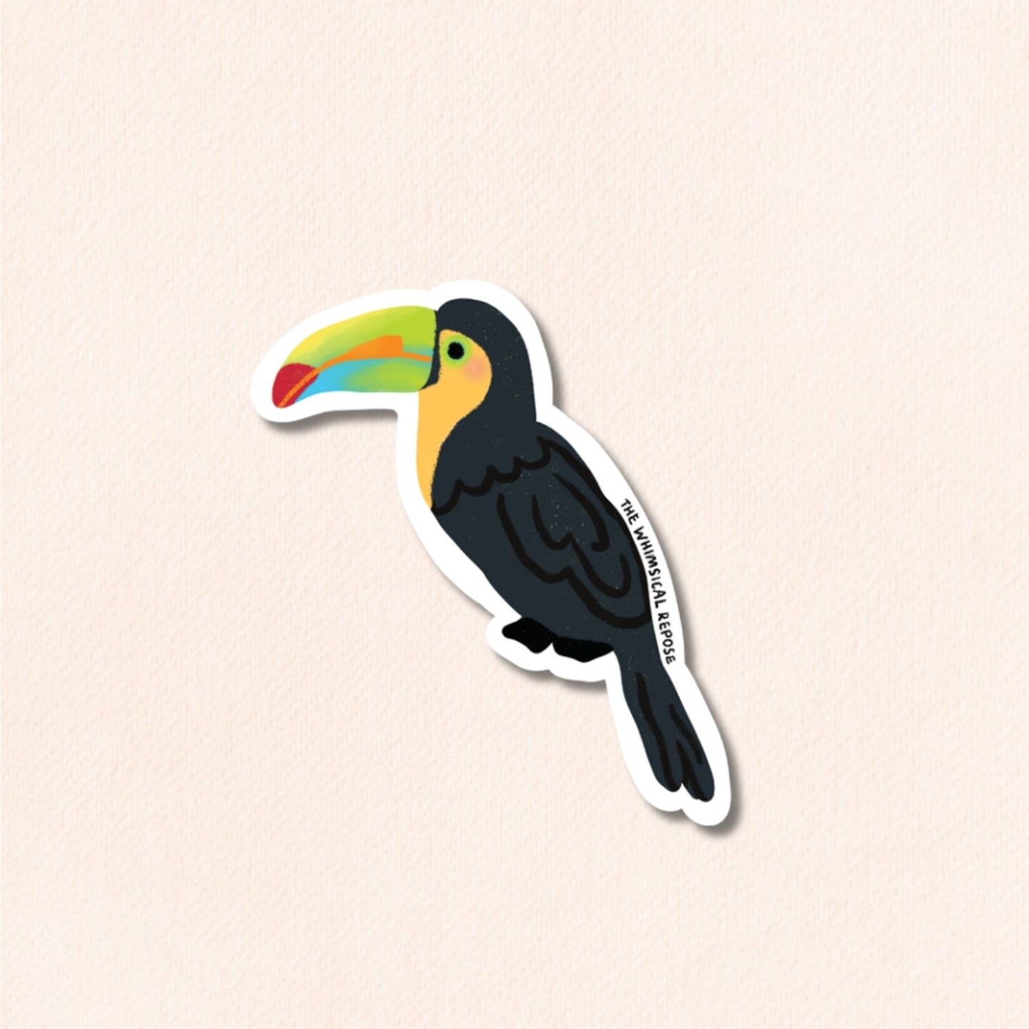 Toucan Vinyl Sticker (2 Colours)
