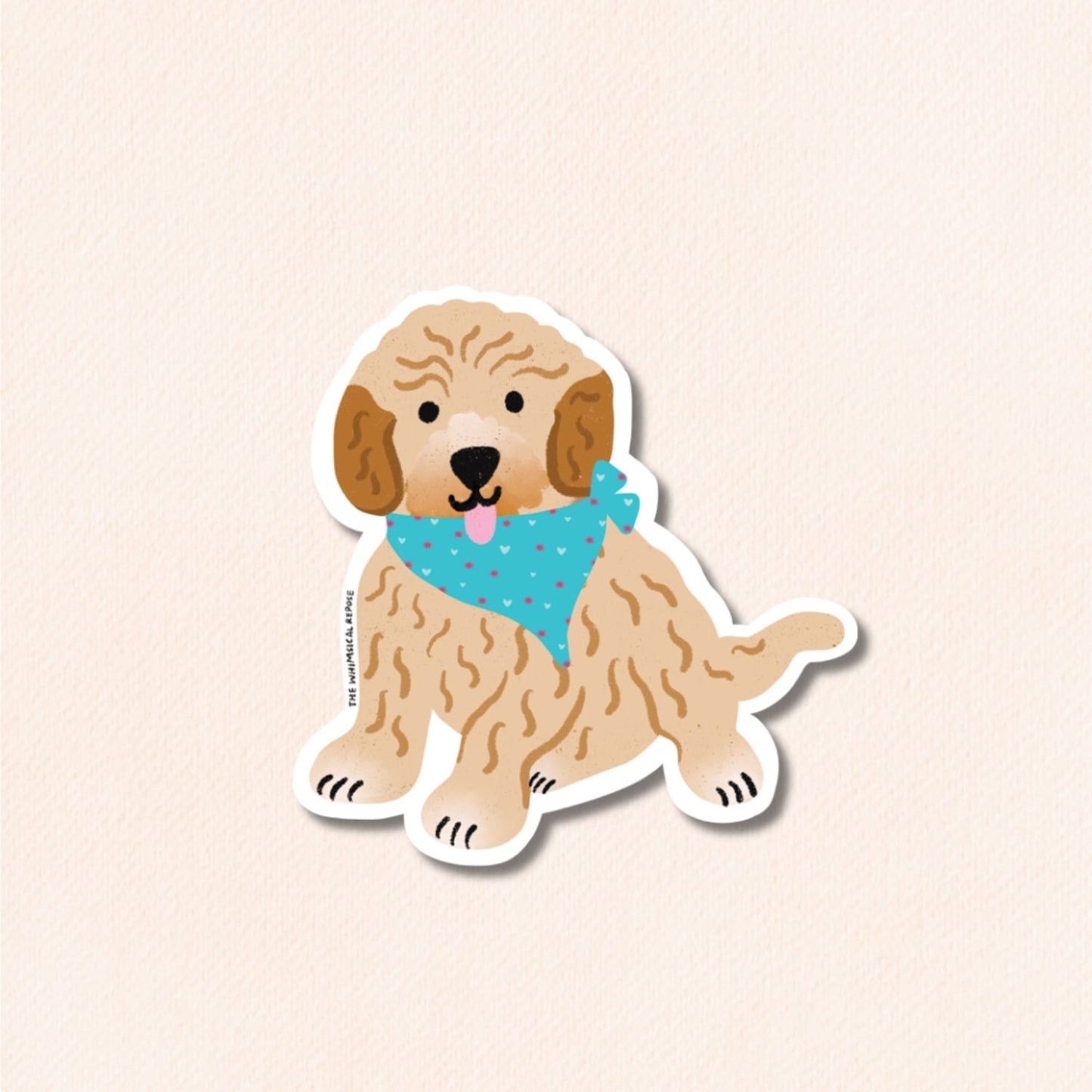 Cavachon Vinyl Sticker