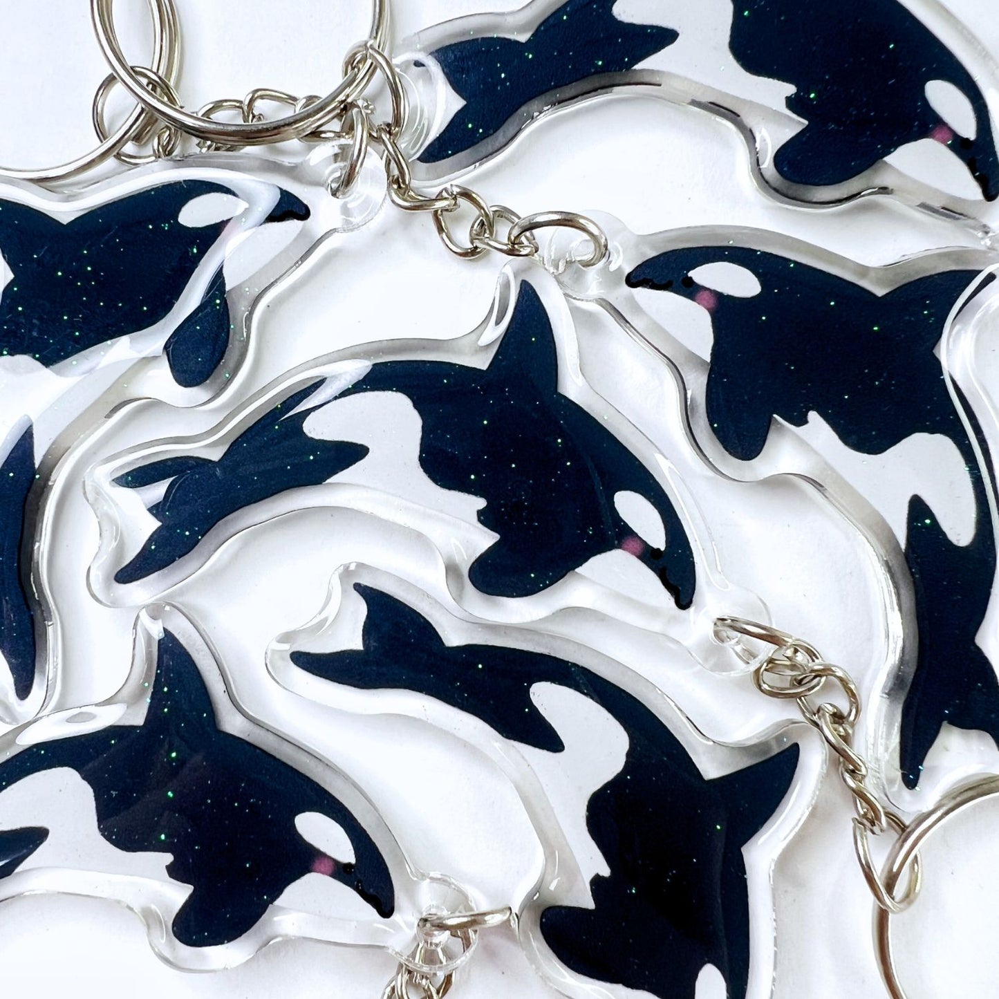 Orca Acrylic Keychain