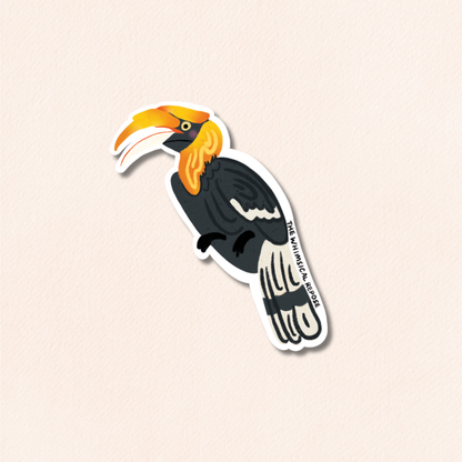 Hornbill Vinyl Sticker