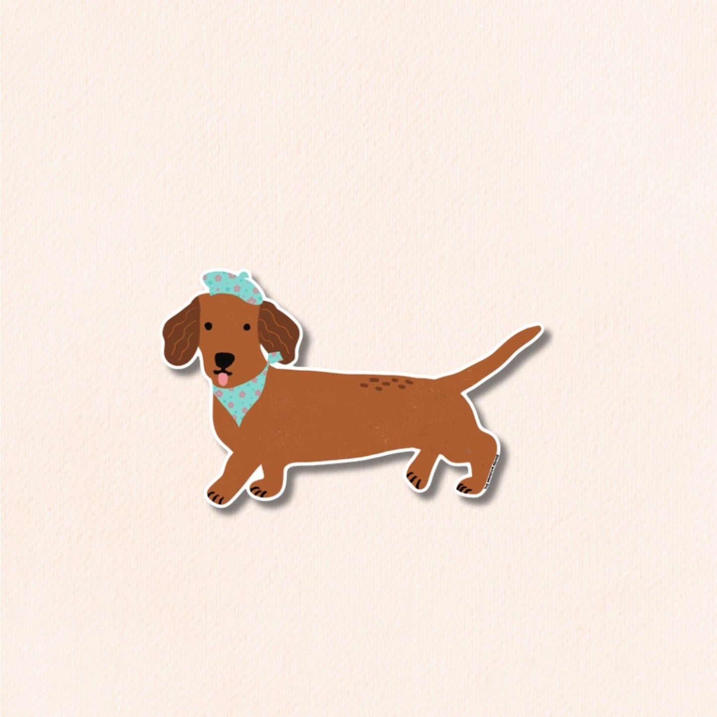 Dachshund Vinyl Sticker