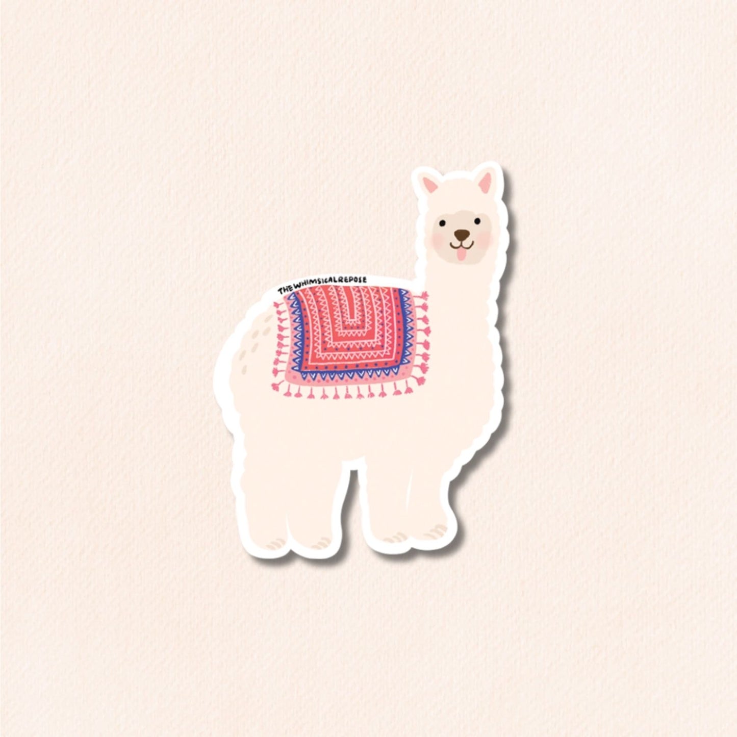 Alpaca Vinyl Sticker (3 Colours)