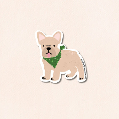 French Bulldog Vinyl Sticker, 6 Colours