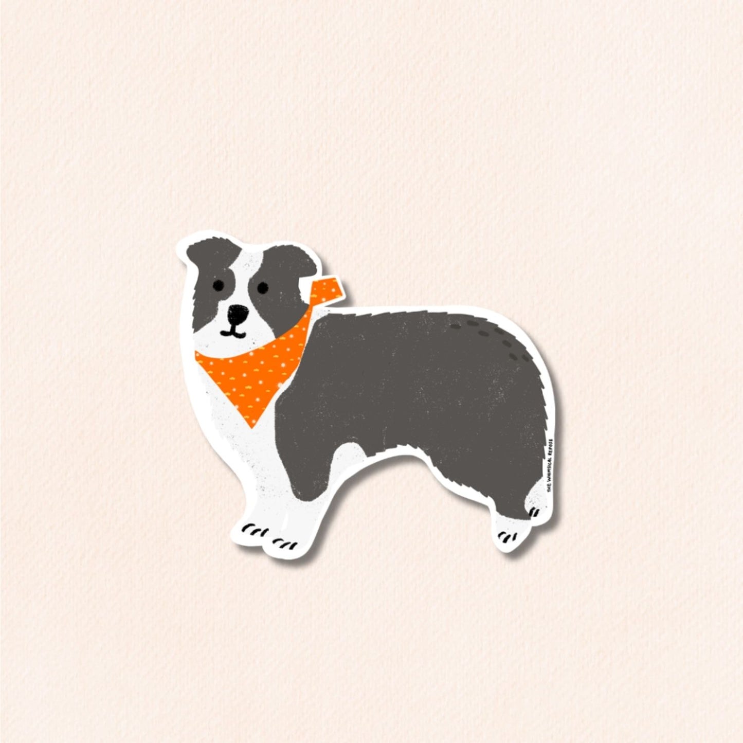 Border Collie Vinyl Sticker