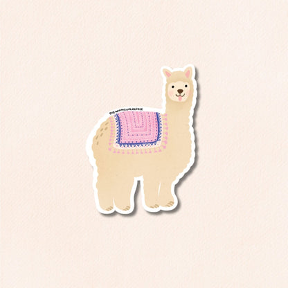 Alpaca Vinyl Sticker (3 Colours)