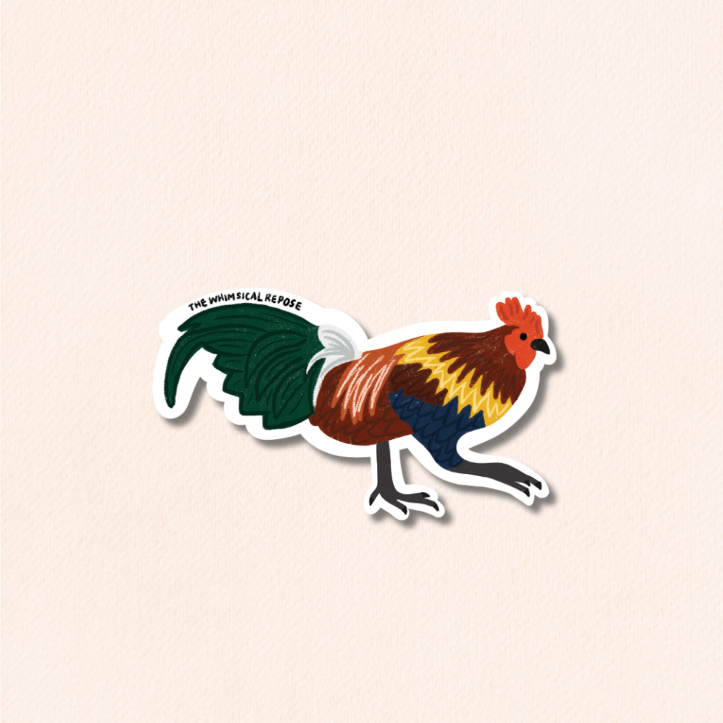 Rooster Vinyl Sticker