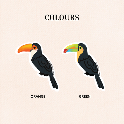 Toucan Vinyl Sticker (2 Colours)