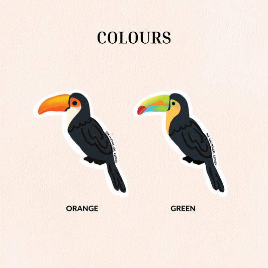 Toucan Vinyl Sticker (2 Colours)