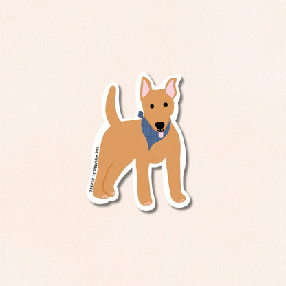 Bull Terrier Vinyl Sticker, 6 Colours