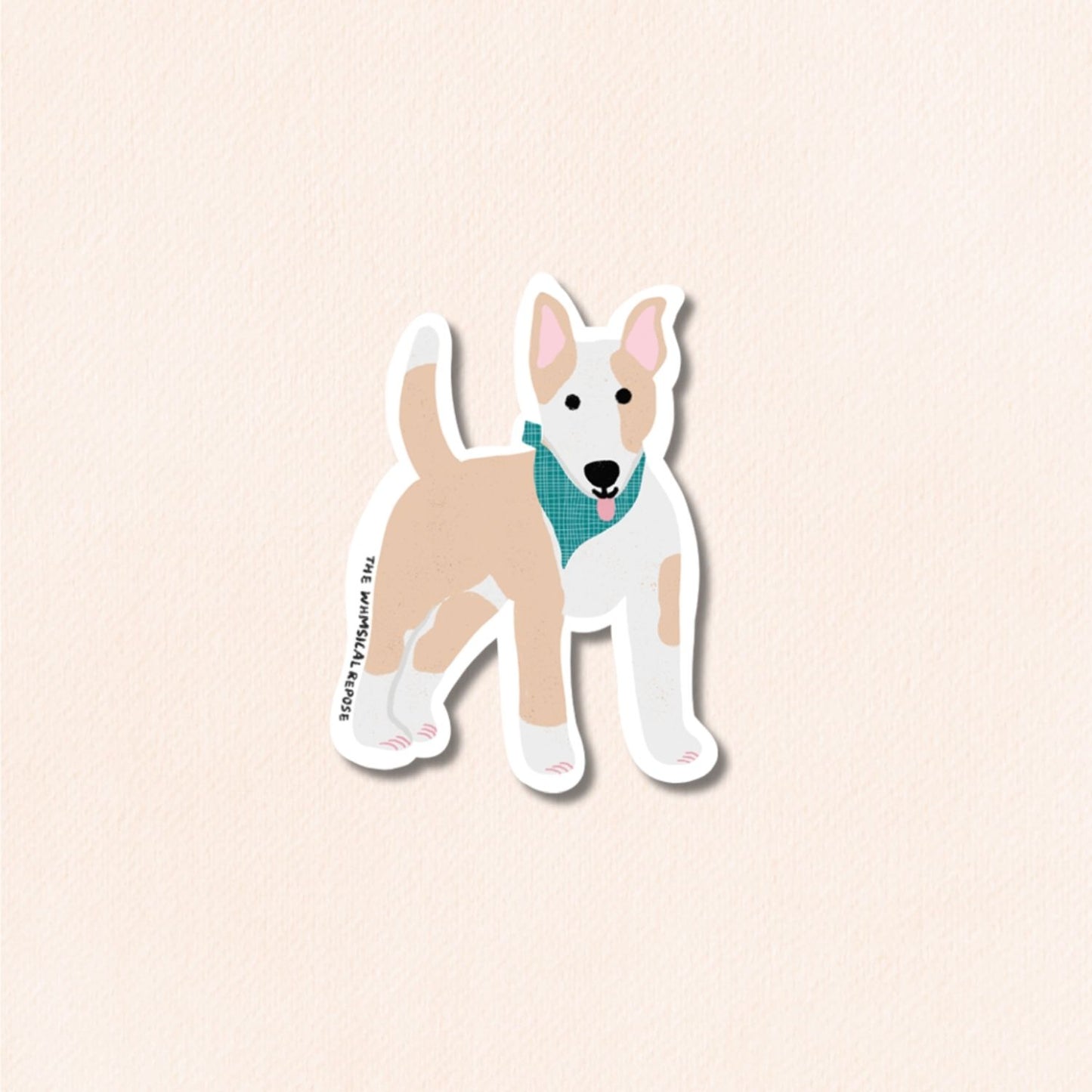 Bull Terrier Vinyl Sticker, 6 Colours