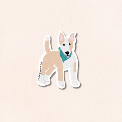 Bull Terrier Vinyl Sticker, 6 Colours