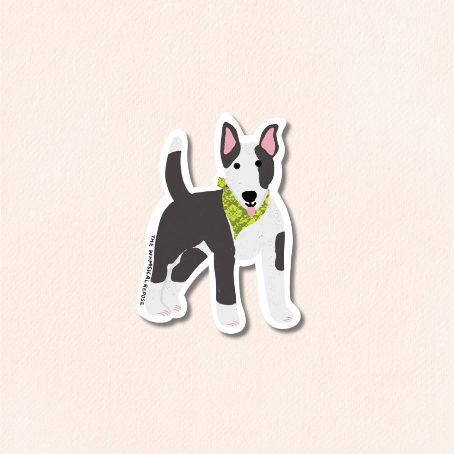 Bull Terrier Vinyl Sticker, 6 Colours