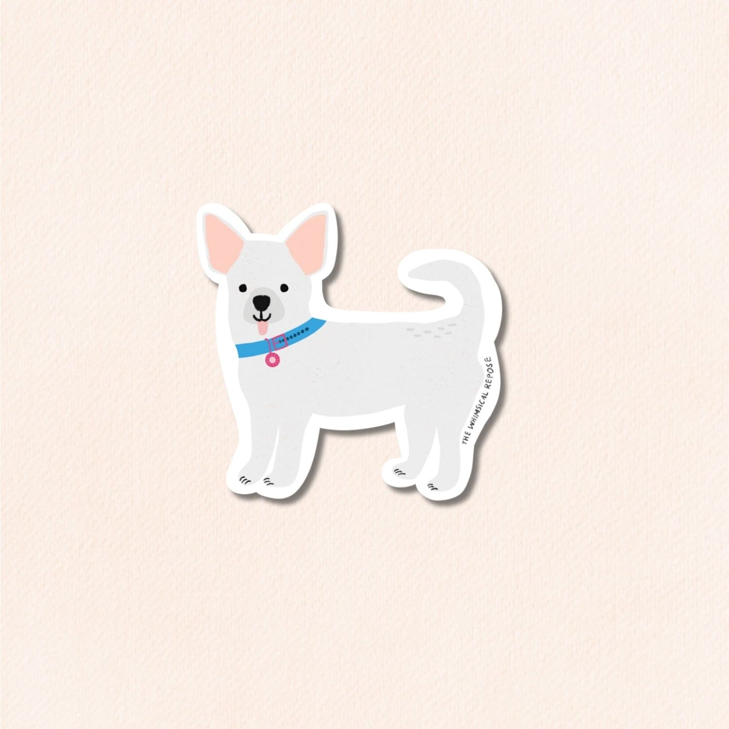 Chihuahua Vinyl Sticker, 5 Colours