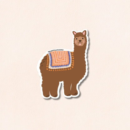 Alpaca Vinyl Sticker (3 Colours)