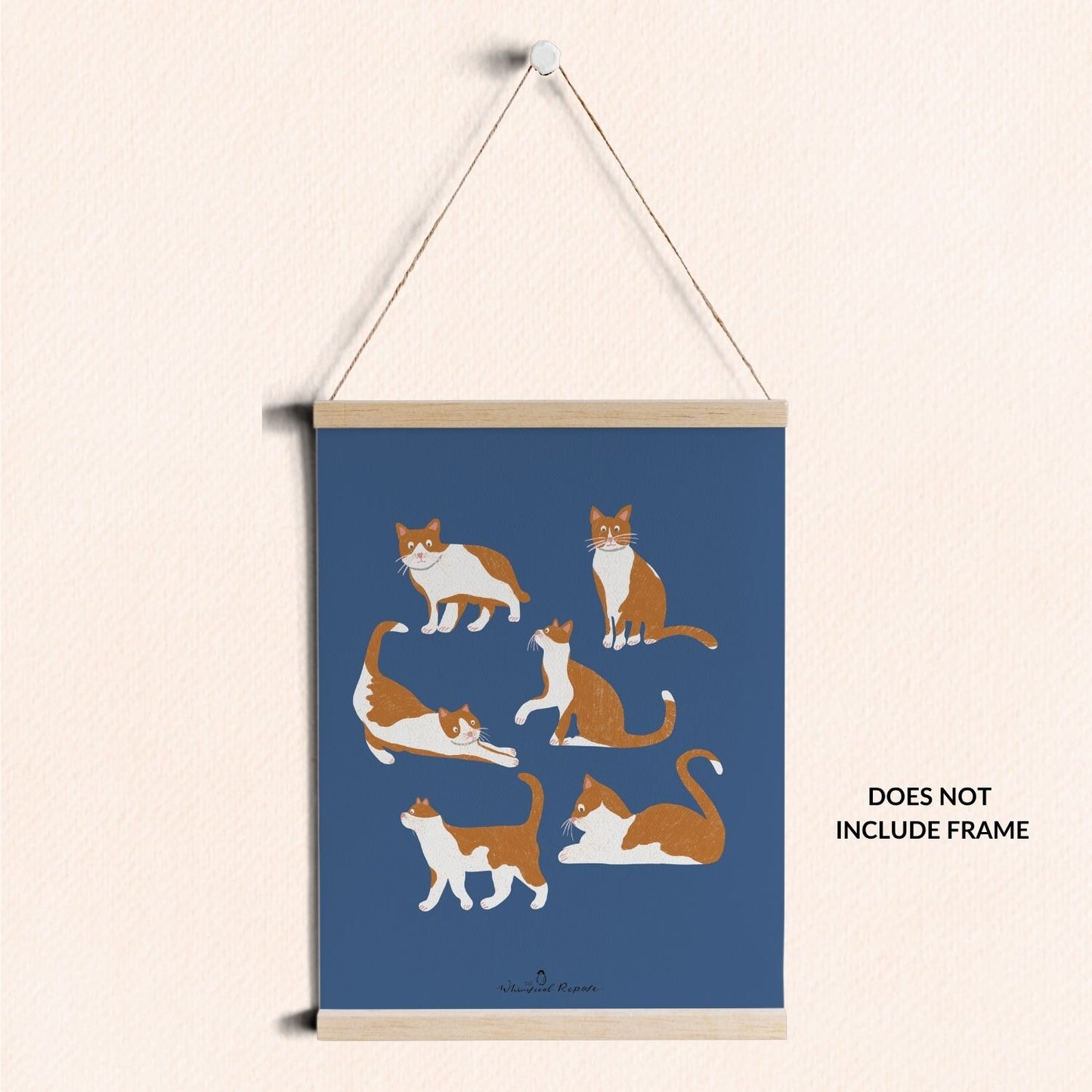 Orange Tabby Cat Art Print