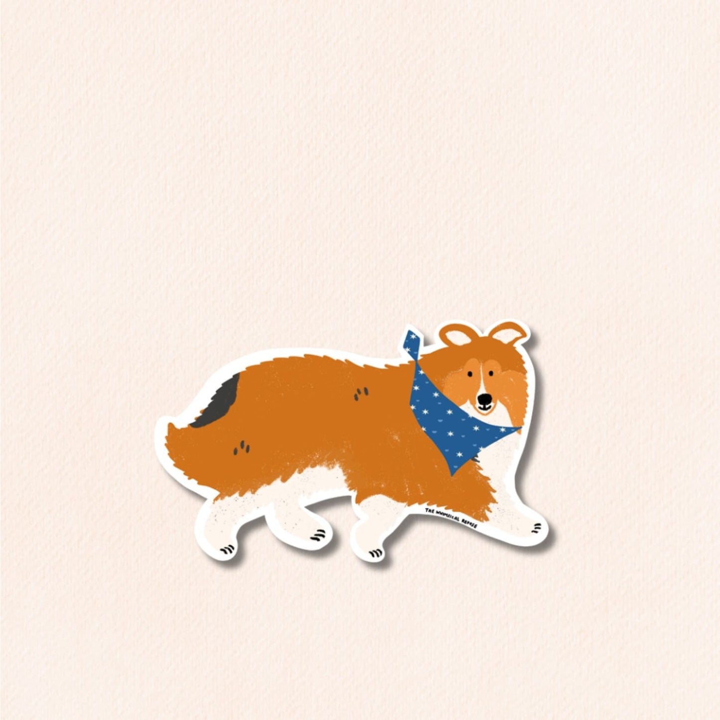 Shetland Sheepdog  Vinyl Sticker