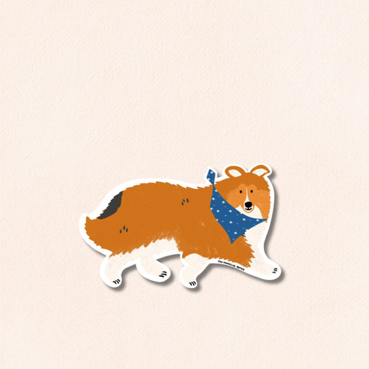 Shetland Sheepdog  Vinyl Sticker