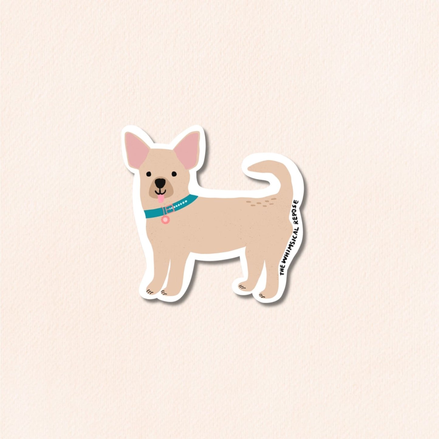 Chihuahua Vinyl Sticker, 5 Colours