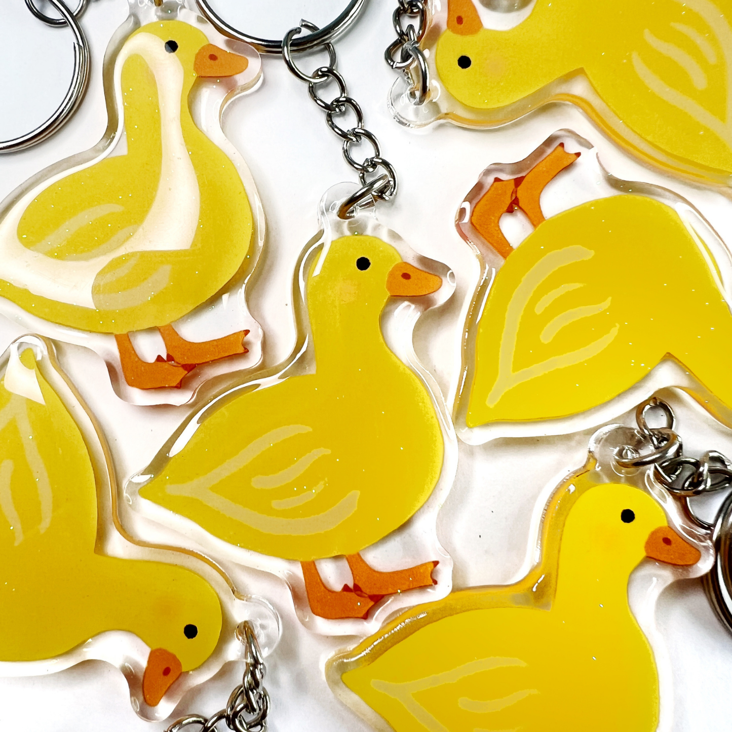 Yellow Duck Acrylic Keychain