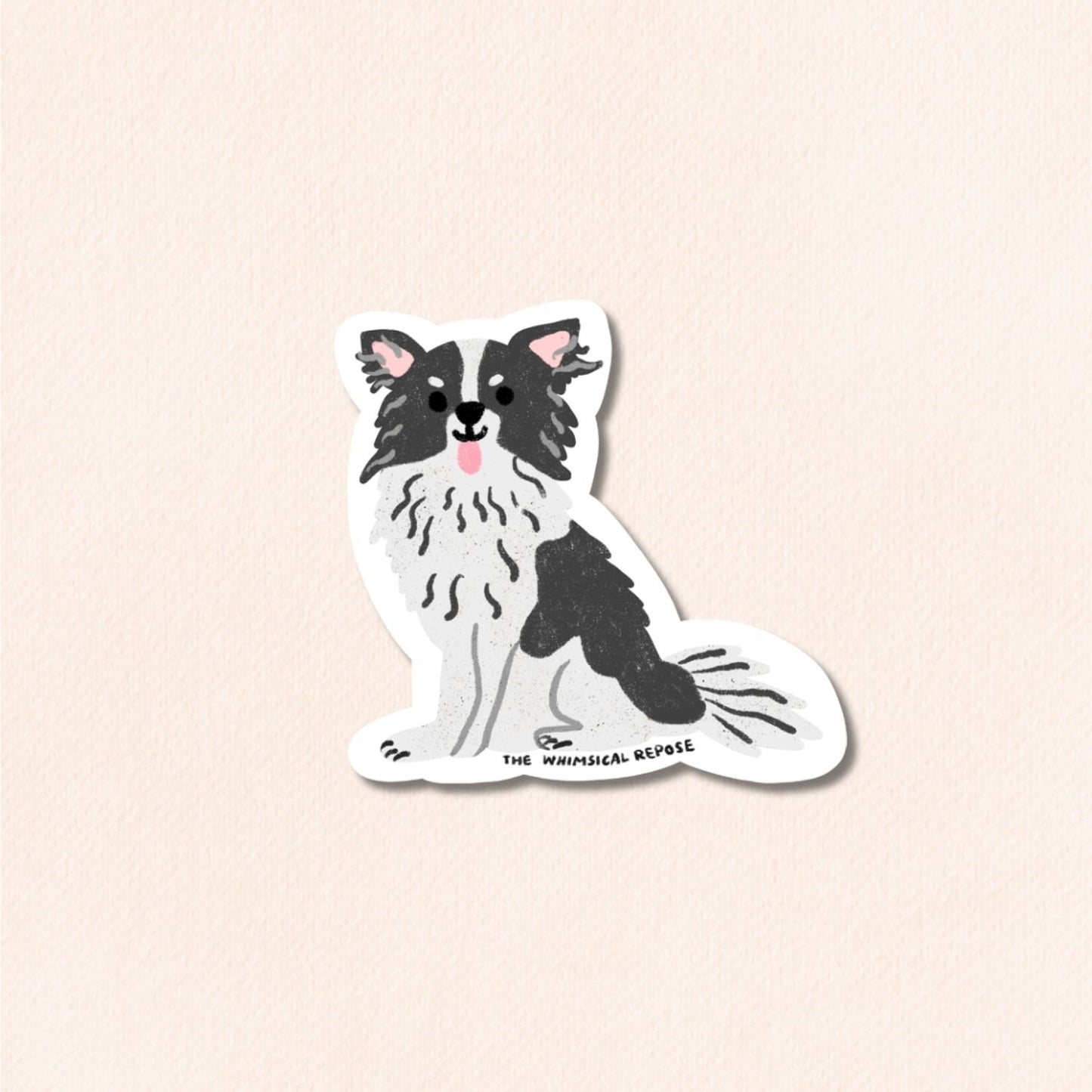 Chihuahua (Long Haired) Sticker, 4 Colours