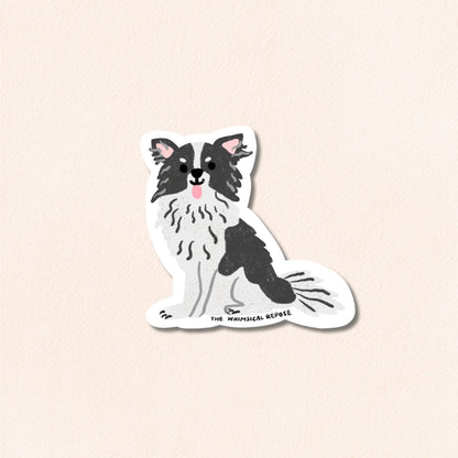 Chihuahua (Long Haired) Sticker, 4 Colours