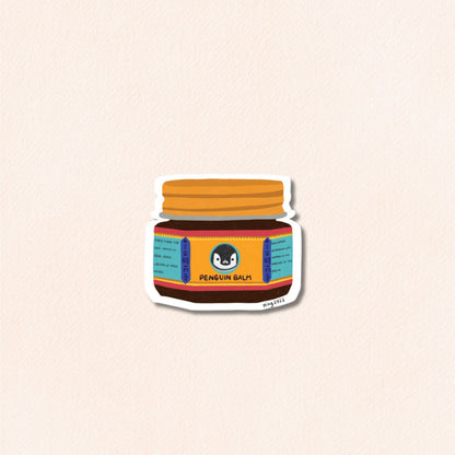 Pudding the Penguin Balm Vinyl Sticker