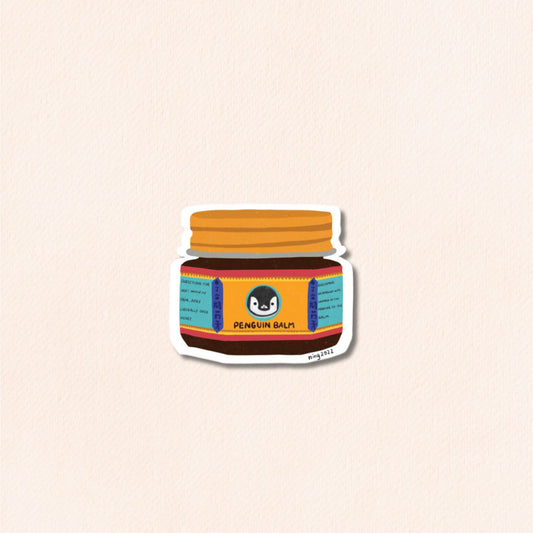 Pudding the Penguin Balm Vinyl Sticker