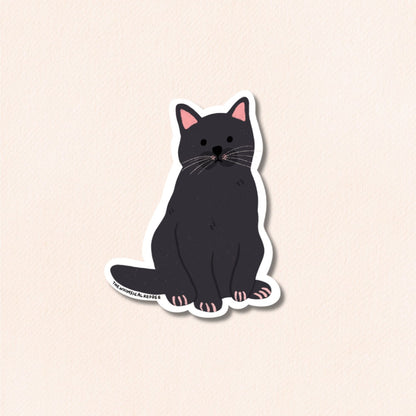 British Shorthair Cat Vinyl Sticker, 6 Colours
