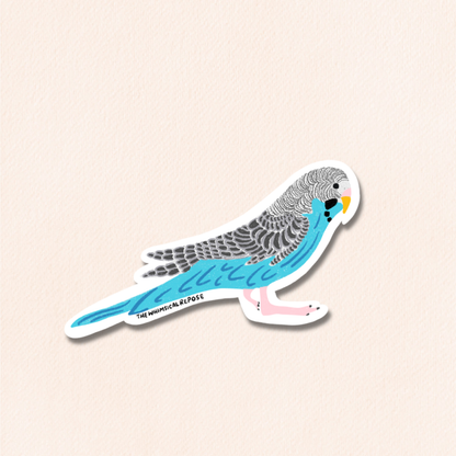 Budgies Vinyl Sticker, 6 Colours