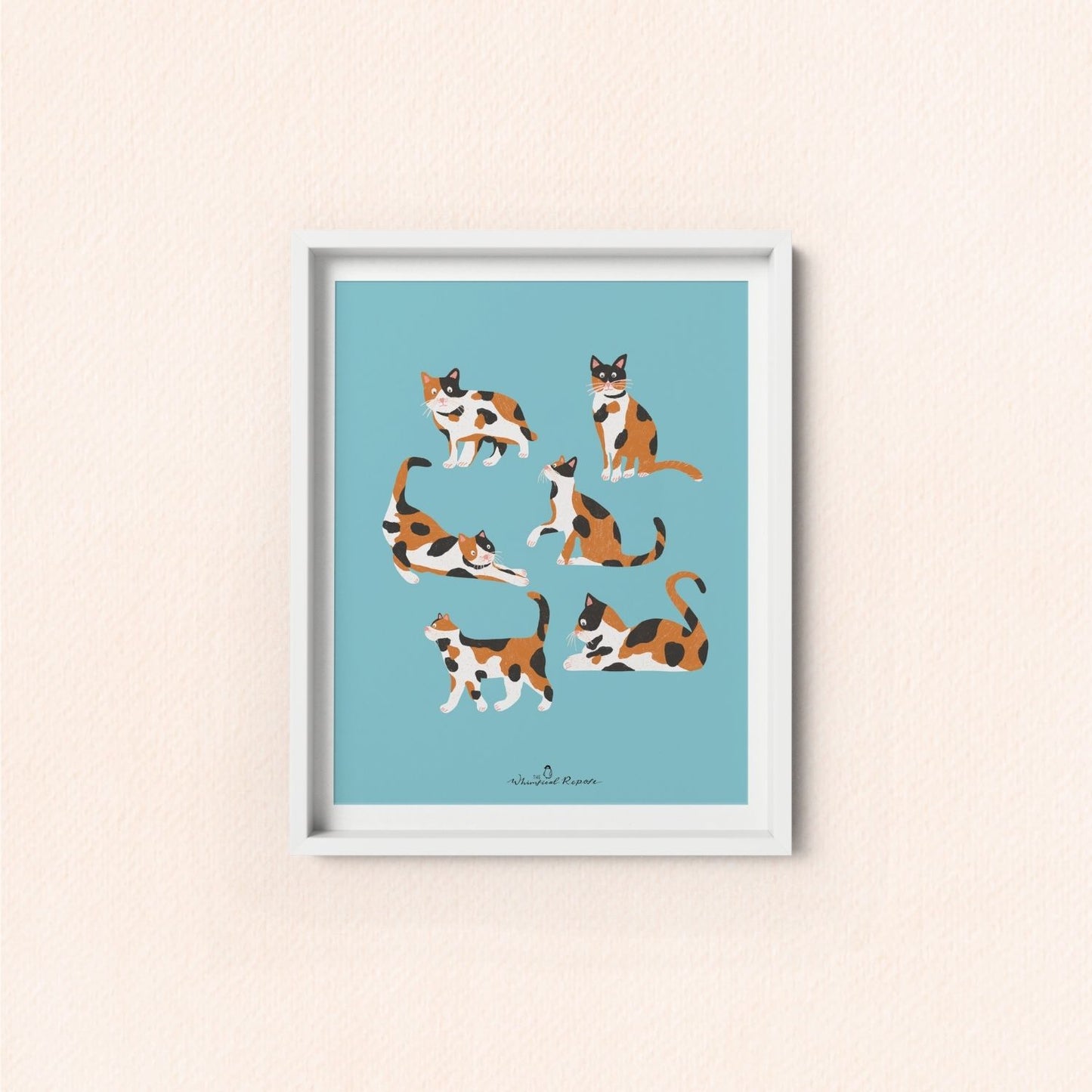 Calico Cat Art Print