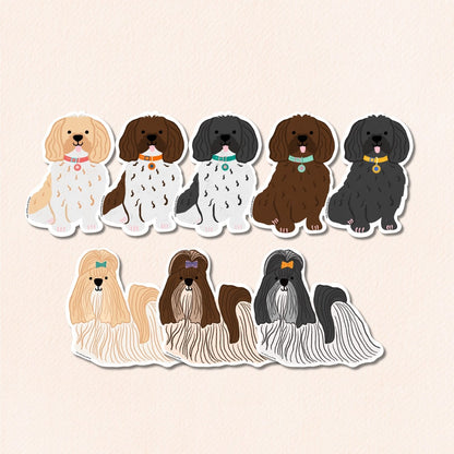 Shih Tzu Vinyl Sticker