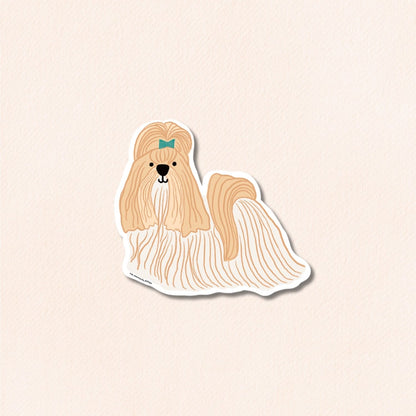 Shih Tzu Vinyl Sticker