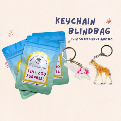 Tiny Zoo Surprise Blind Bag Keychain