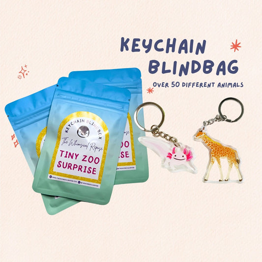 Tiny Zoo Surprise Blind Bag Keychain