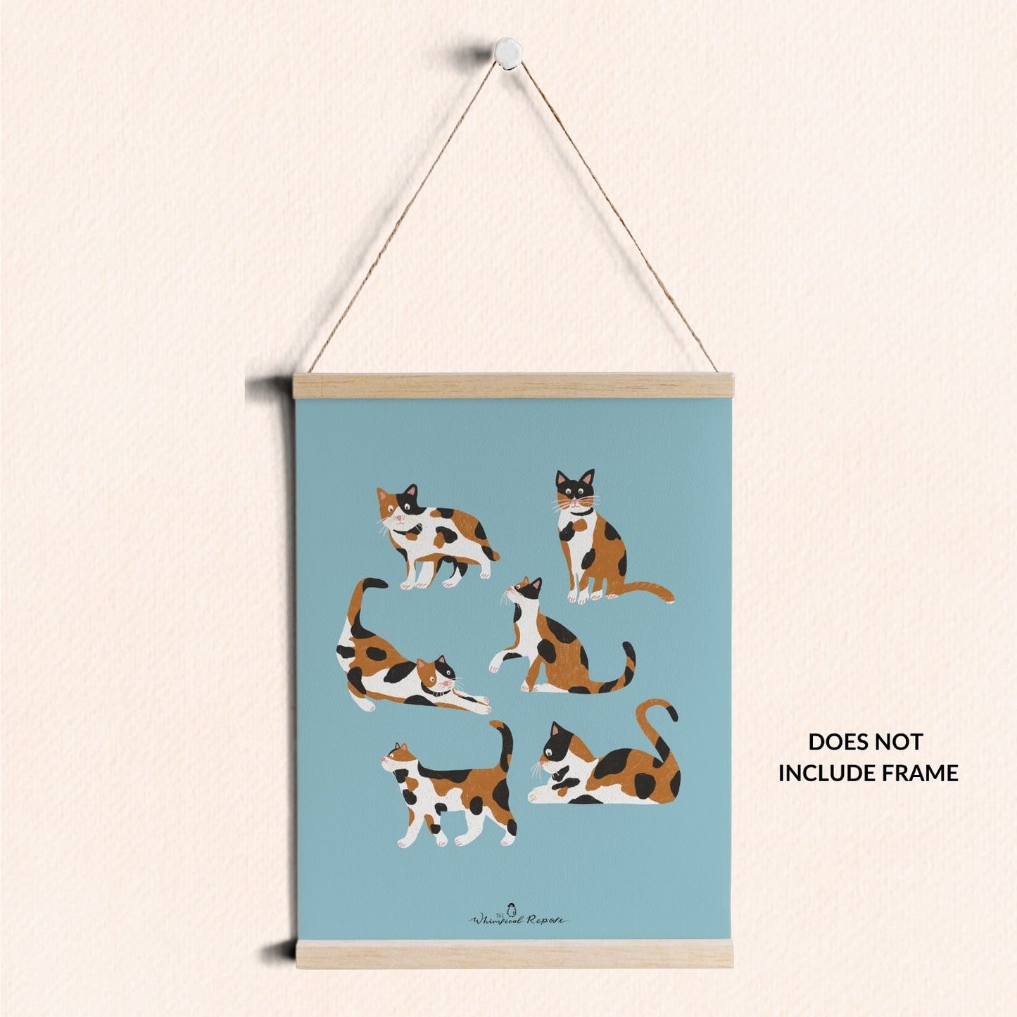 Calico Cat Art Print