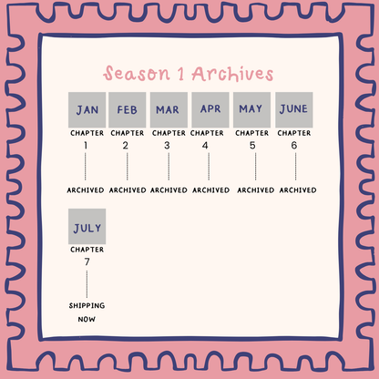 Pudding’s Penguin Post™ Season 1:  A Monthly Collectible Story