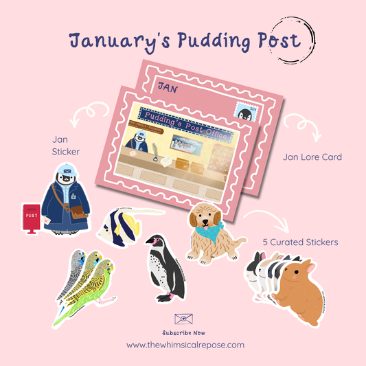 Pudding's Starter Mail | A Peek Inside the Pudding Mail Club