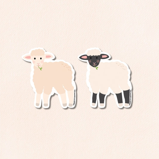 Sheep Vinyl Sticker (2 Colours)