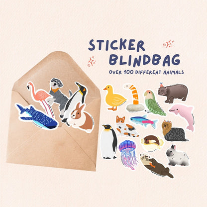Tiny Zoo Surprise Blind Bag Stickers