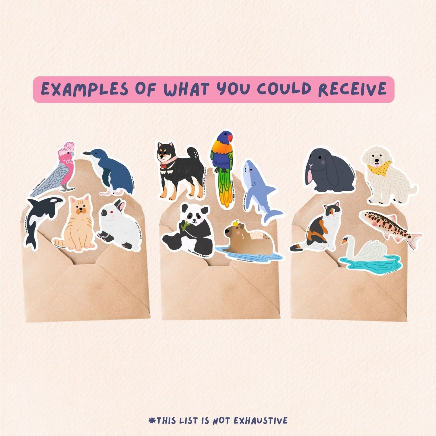 Tiny Zoo Surprise Blind Bag Stickers